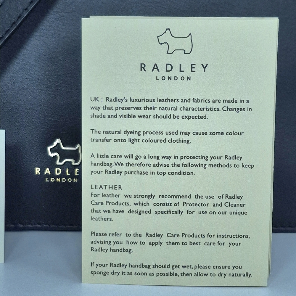 RADLEY LONDON Black Leather Crossbody Bag - Picture 8 of 10